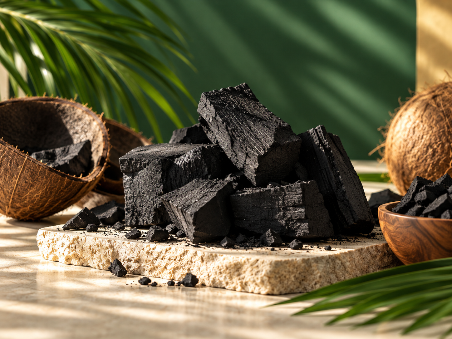 Coconut shell charcoal
