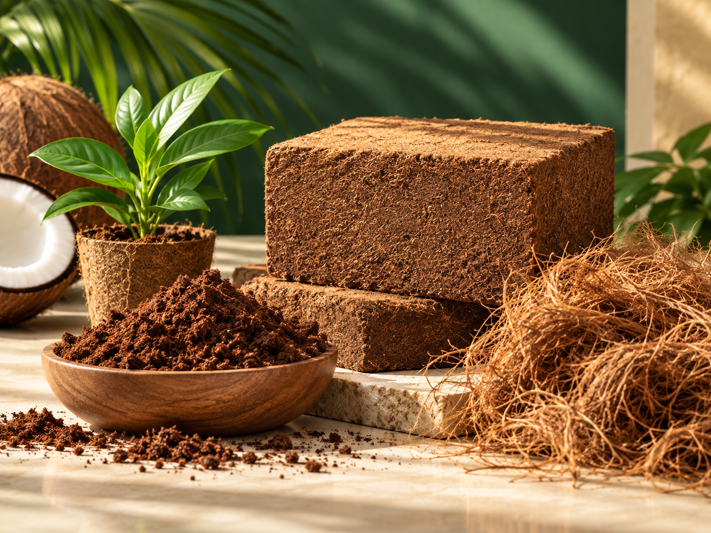 Coir and coco peat